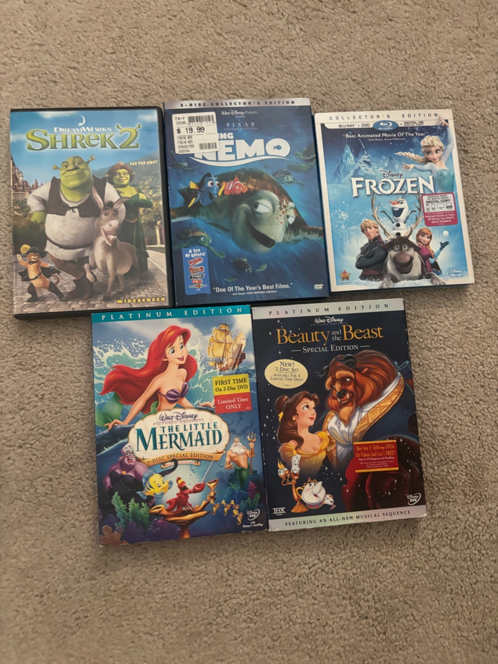 Disney DVDs/blueray